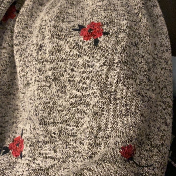 Baby GAP Rose Print DRESS Girl 2 2T Gray - Picture 3 of 3